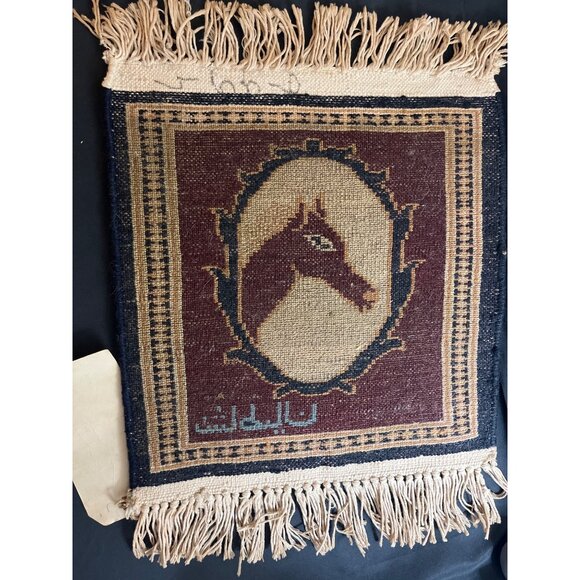 Bokhara Pakistan Hand knotted Prayer Rug 100 %. Wool Pile 15x12 Table Top - Picture 4 of 4